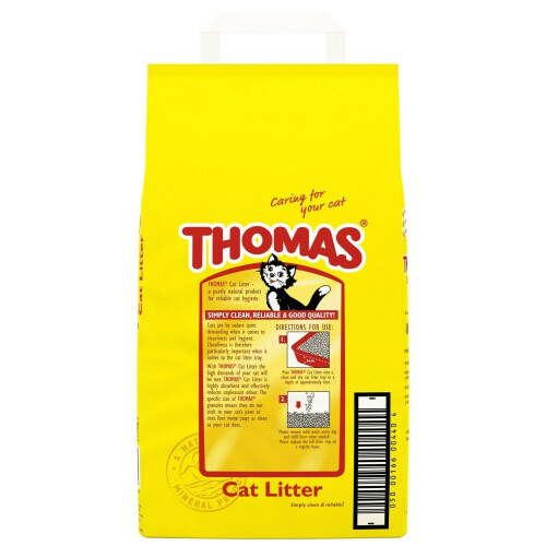 THOMAS Cat Litter 16L | Natural, Highly Absorbent, Odour Control, Non- 2