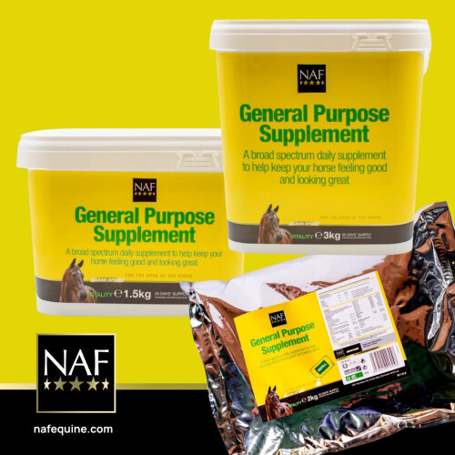 NAF General Purpose Supplement 3kg – Everyday Nutritional Support for 2