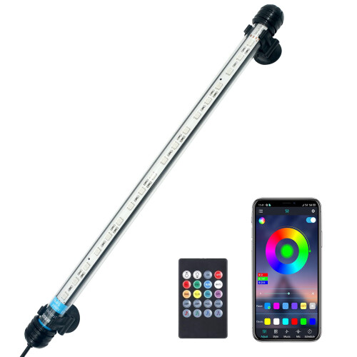 VARMHUS Submersible LED Aquarium Light,Fish Tank Light with Remote Con
