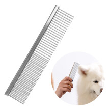 Wahl Metal Pet Comb, Stainless Steel Dog and Cat Comb, Rust Resistant