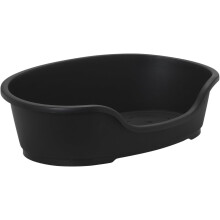 Petface Plastic Dog Bed, Black, 92 cm, Large (Pack of 1)