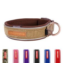 EzyDog Classic Neo Dog Collar - Reflective Large Dog Collar with Quick
