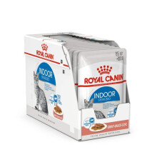 Royal Canin Sterilised Indoor in Gravy Adult Cat Wet Pouches 85g (Pack