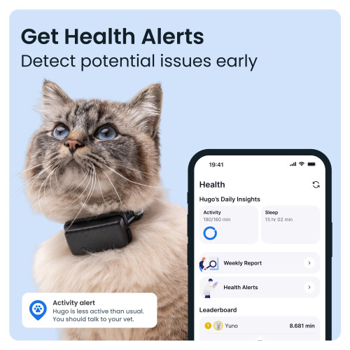 Tractive Smart Cat Tracker Mini | #1 Cat GPS | Real-Time Location Trac 2