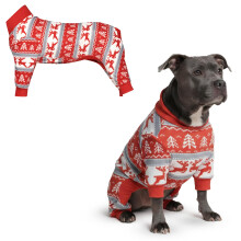 Spark Paws Dog Pyjama, Ultra-soft and 4-way stretch, Recovery-suit PJ