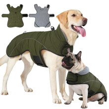 HEYWEAN Dog Coat Waterproof Jacket Dogs Warm Winter Coat with D-Ring f