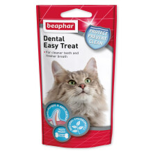 Beaphar - Dental Easy Treats - Tasty Dental Care for Cats - for Cleane
