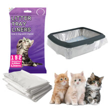 192 Kitty Cat Litter Trays Liners, Fits to Most Cat Litter Tray Liners