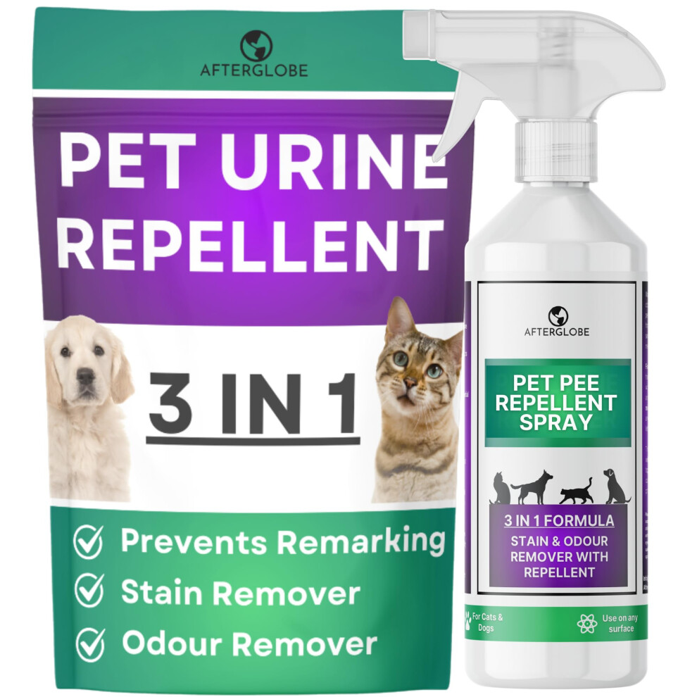 Afterglobe Pet Urine Repellent Spray – Stops Dog & Cat Pee & Indoor Ma