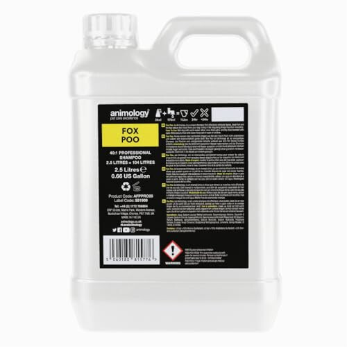 Animology Fox Poo Dog Shampoo 2.5 Litre 2