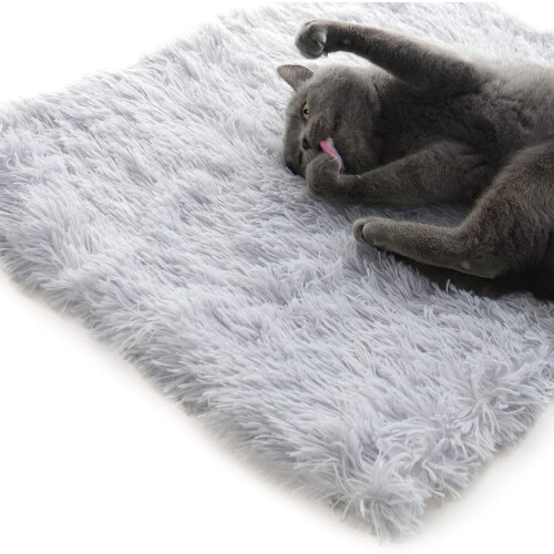 Eidoct Furry Self Warming Cat Mat for Cats Small Dogs,Function 2 in 1 2