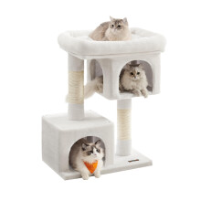 Feandrea Cat Tree Tower, 84 cm, L, for Large Cats up to 7 kg, Large Pe