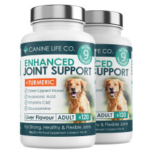 Canine Life Co. Enhanced Adult Dog Joint Supplements With Turmeric, Gl