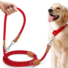 PETCOOZ Training Lead for Dogs, 3M/9.8ft Adjustable Double Ended Dog L