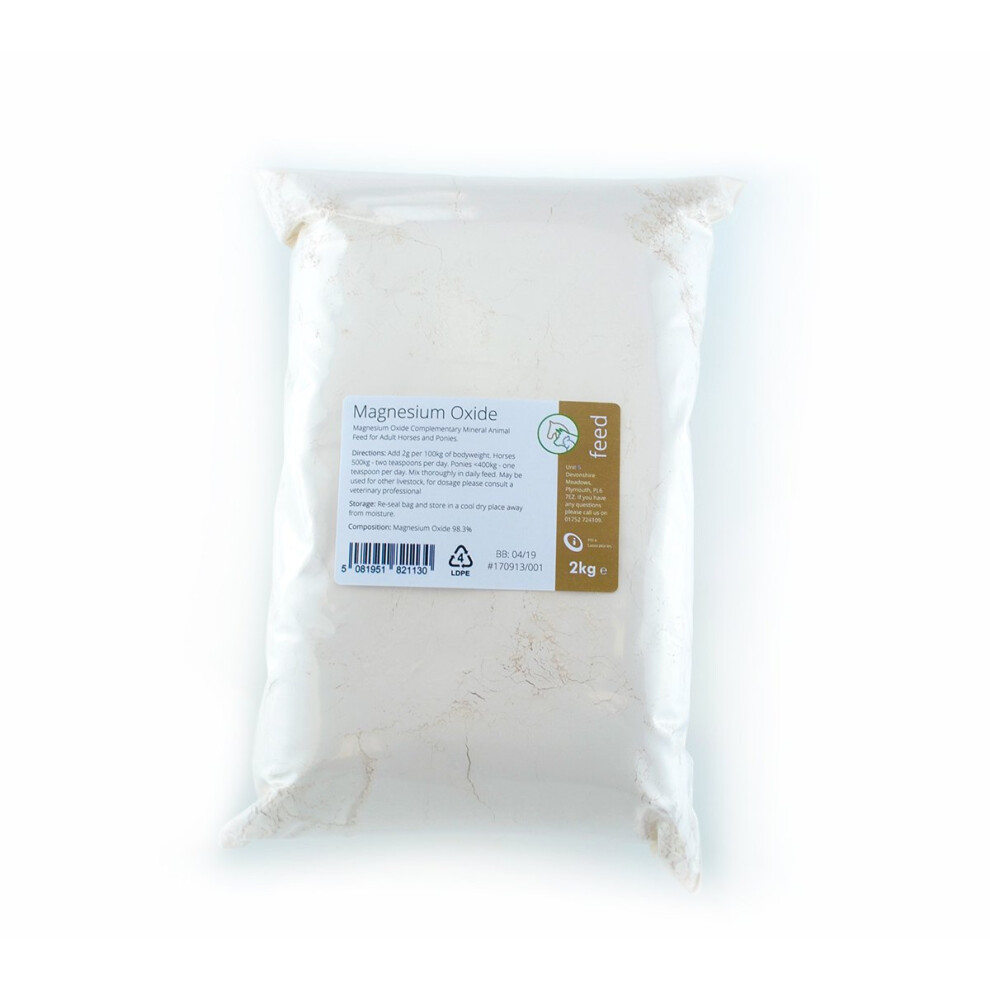 Intralabs Magnesium Oxide Complementary Animal Feed Supplement 2Kg - 9