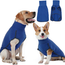 Hjyokuso Dog Jumper Dog Fleece Vest Sweater Stretch Sweatshirt, Warm &
