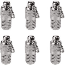 SUSSURRO 6 Pack Pet ID Tags,Tag Barrel Tube with Address Name Label,An