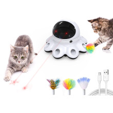 GoldenSun Cat Toy, 2-in-1 Interactive Cat Toys for Indoor Cats, Automa