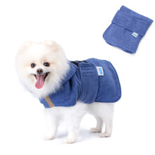 Nobleza Dog Drying Coat S Dog Bathrobe Pet Towel Robe Coat Pet Dressin
