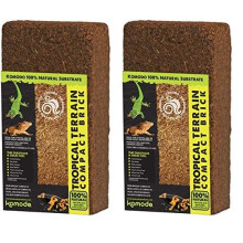 Komodo Tropical Terrain Compact Brick, Natural Substrate for Woodland