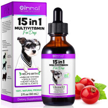 Dog Multivitamin Drops 15 in 1 Dog Vitamins & Supplements for Improvin