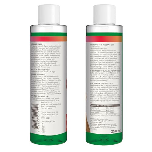 Beaphar Beaphar – Insecticidal Shampoo for Dogs – Kills fleas fast & helps pre 1