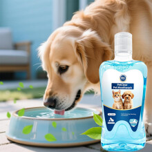 PCpetclear Dog Dental Water Additive, No Brushing Needed, Simply Add D
