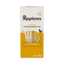 Applaws Chicken Creamy Lickable Cat Treats for Cats and Kittens 32x15g