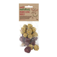 Rosewood Naturals Crunchy Festive Baubles – 100% Natural Small Animal