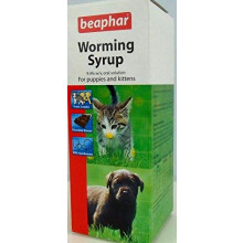 Beaphar Worming Cream or Syrup Eliminates Round Worms Dogs Puppies Cat