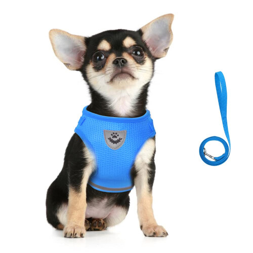 FEimaX Dog Harness and Leash Set, No Pull Reflective Adjustable Pet Ve