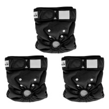 Eyein Reusable Dog Nappies Female - 3 Pack Period Heat Pants Adjustabl