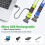 Visinite LED Dog Collar USB Rechargeable, Reflective Light Up Pet Coll 5