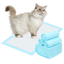 PWEZON Disposable Litter Box Liners, 50 pcs Super Absorbent Training P