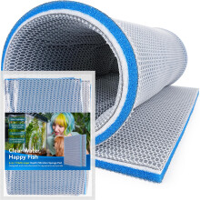 Borlech Aquarium Filter Media Sponge Pad, Multi-Layer Foam Filter Flos