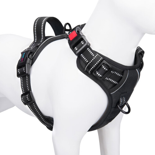 PHOEPET No Pull Dog Harness Adjustable Dog Vest Harness for Daily Walk