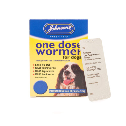 Johnson's Veterinary Johnsons Vet Easy One Dose Wormer, Size 2