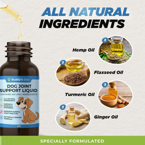 Joint Support Liquid for Dogs – Supports Mobility & Flexibility – Natu 2