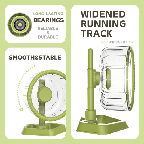 Hamster Wheel, Quiet Spinner Hamster Running Exercise Wheel with Adjus 1