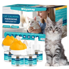 Woyamay Cat Calming Plug-in for Cats, 6-in-1 Cat Pheromone Diffuser fo
