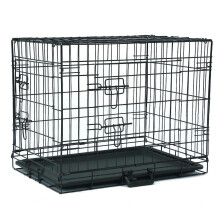 Pet Dog Puppy Cat Metal Foldable Carry Transport Training Cage Crate (