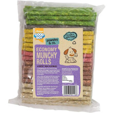 Goodboy 100 Assorted Rolls Dog Chews 125 mm x 7-8 mm, 600 g