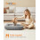 FEANDREA Feandrea Dog Bed, Medium Dog Sofa Bed, Soft Padding, Washable, 71 x 55 2