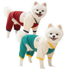 Mayoii Dog Fleece Jumper 2 Pack Winter Hoodie for Puppies Chihuahuas E
