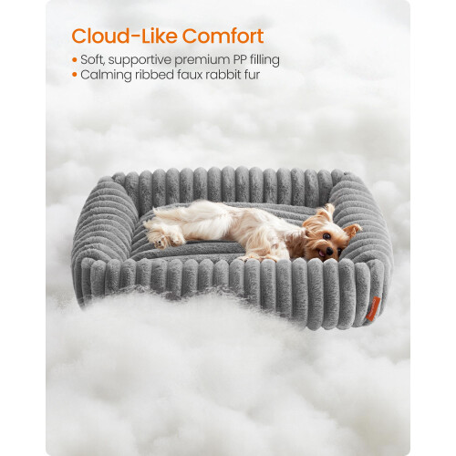 FEANDREA Feandrea Dog Bed, Medium Dog Sofa Bed, Soft Padding, Washable, 71 x 55 2