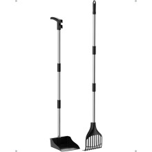 Lifewit Plastic Pooper Scooper Dog for Yard, Lightweight Portable Pet