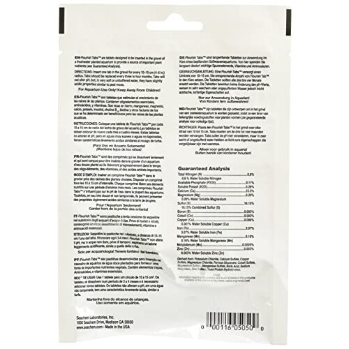 Seachem Flourish Gravel Bed Tablets, 10-Count 1