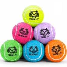 Dog Tennis Balls By Smith's | 6 Pack | 6.35CM / 2.5” Diameter | 25% St