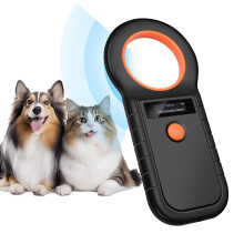 Quevati Pet Microchip Scanner, OLED Display Pet Chip Reader, Rechargea