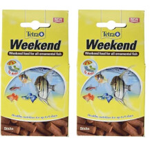 Tetra Weekend Holiday Fish Food Sticks, 10 Sticks (Pack of 2)